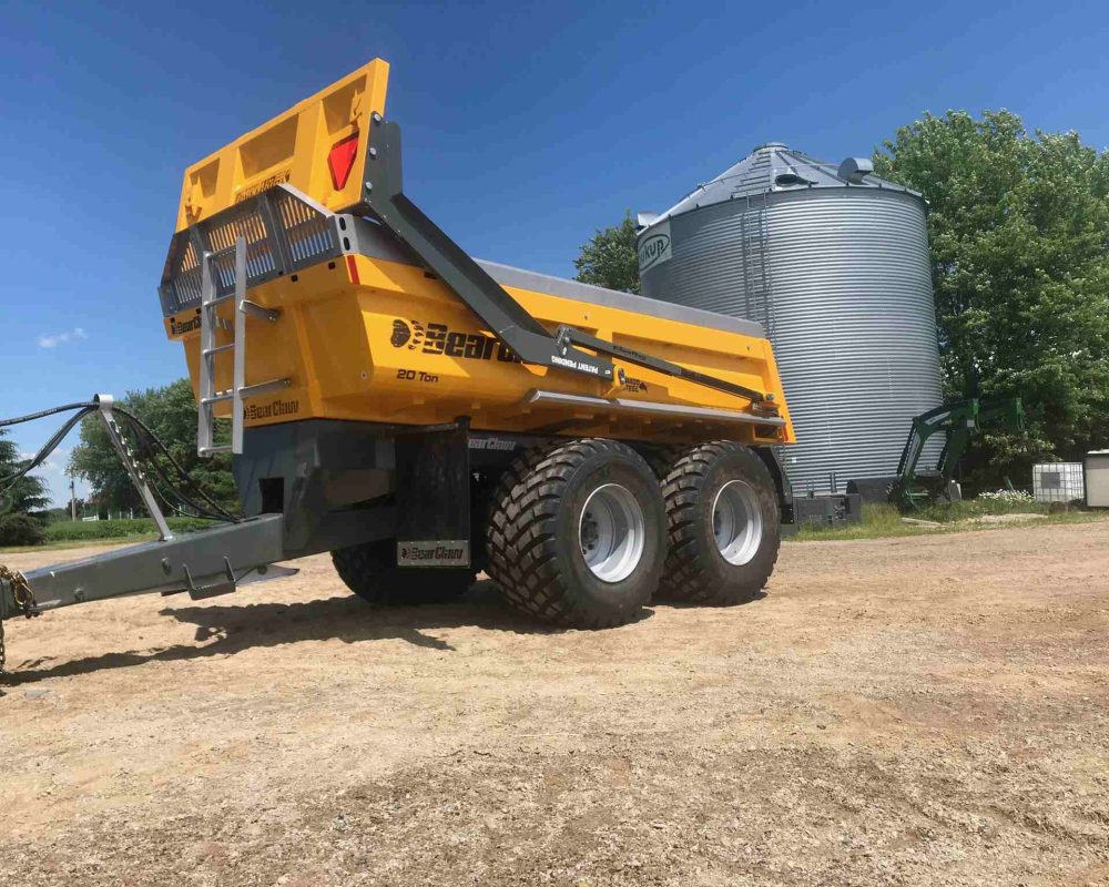 BearClaw 20-ton construction dump trailer